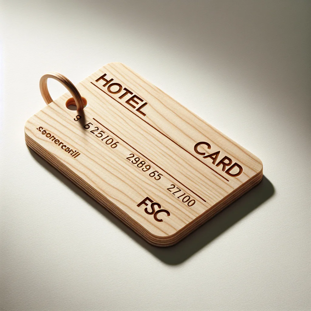 Eco Wood RFID Hotel Keycards